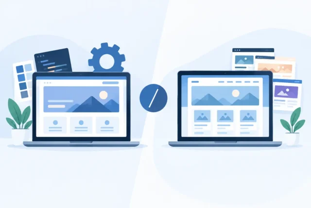 Custom Website Versus Template: Which Works?