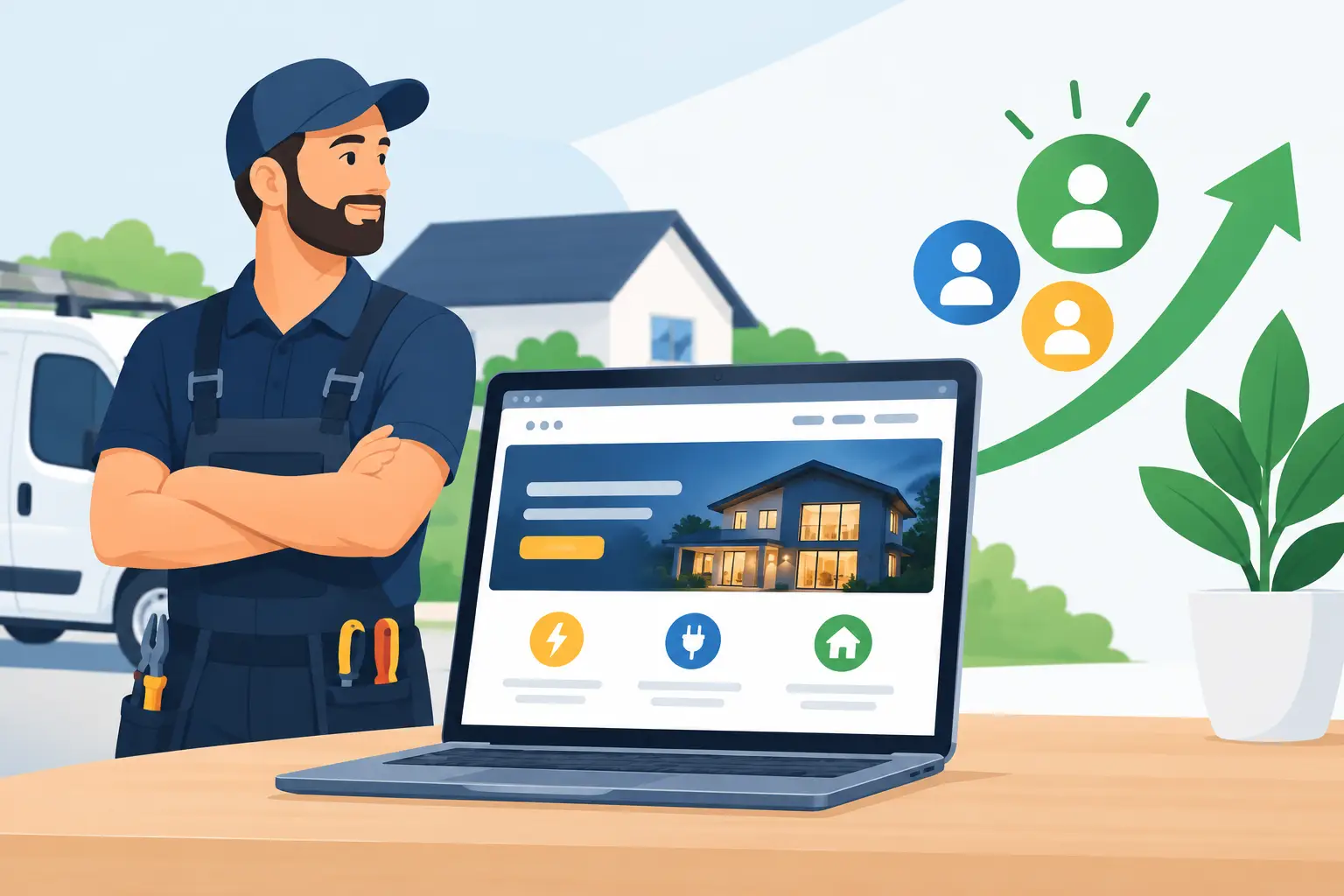 Electrician Redesign Results That Win More Enquiries