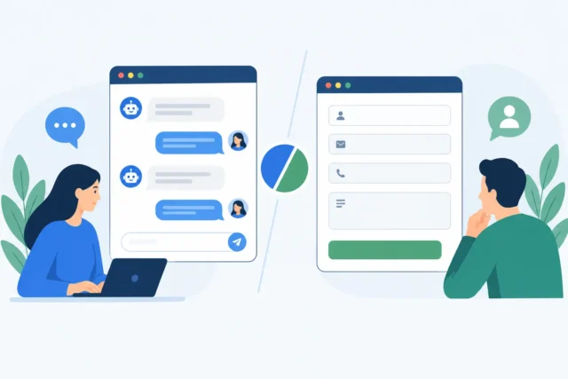 Website Chat Versus Forms: Which Wins Enquiries?