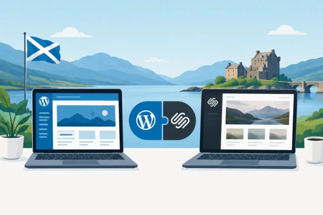 WordPress Versus Squarespace Scotland: Which Fits?