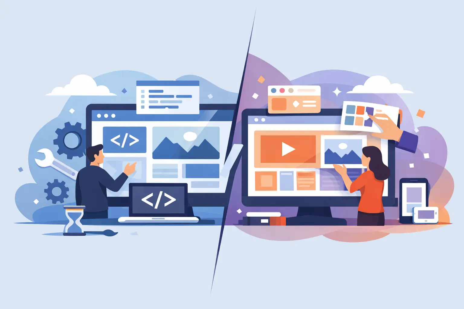 WordPress Versus Website Builders: Which Works?